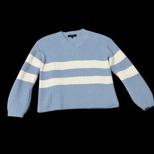 Kids Love Ellie blue and white sweater